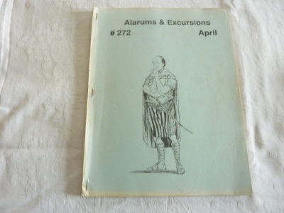 Alarums & Excursions #272 - APA - Apr-1998 - Roleplaying Magazine