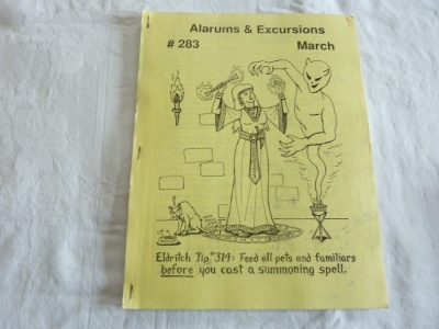 Alarums & Excursions #283 - APA - Mar-1999 - Roleplaying Magazine