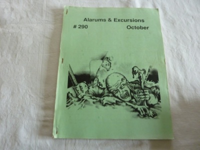 Alarums & Excursions #290 - APA - Oct-1999 - Roleplaying Magazine