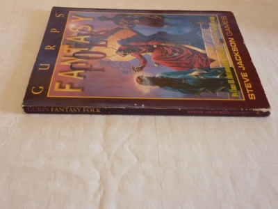 Gurps Fantasy Folk - Role-Playing Guide Book RPG - Steve Jackson Games