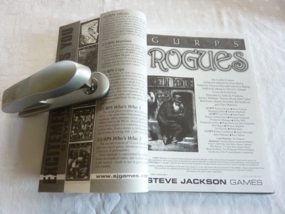Gurps Rogues - Role-Playing Guide Book RPG - Steve Jackson Games