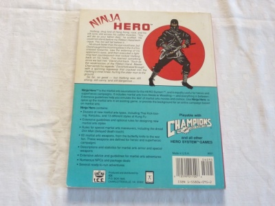 Ninja Hero Book For Champions and Hero System - RPG - Hero Games
