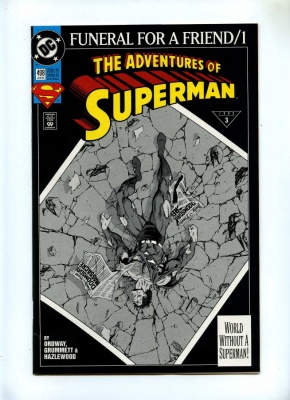 Adventures of Superman 497 and 498 - DC 1992/3 - VFN - Doomsday and Death of Superman