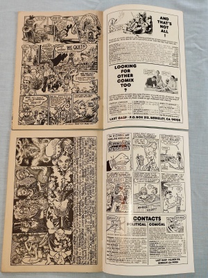 Anarchy Comics #1 #2 - Last Gasp 1978 - 2 Comics - Alternative