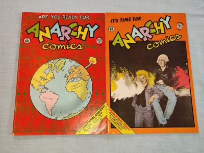 Anarchy Comics #1 #2 - Last Gasp 1978 - 2 Comics - Alternative