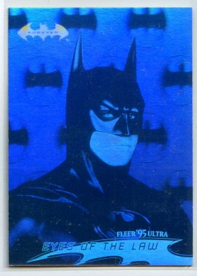 Batman Forever Fleer Ultra Hologram Card - #1 - Fleer 1995