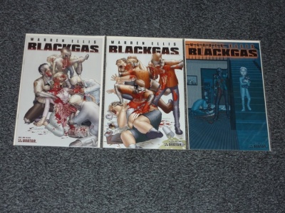 Blackgas #1 to #3 - Avatar 2006 - Complete Set Adults Only Warren Ellis Zombies
