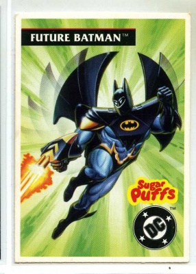 Legends of Batman Sugar Puffs Card - #1 - Kenner 1994 - Future Batman