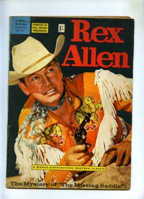 Rex Allen #25 - WDL 1957 - VG/FN - Pence - Western