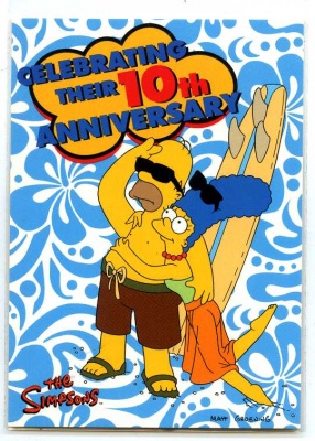 Simpsons 10th Anniversary - NSU-1 - Promo Card