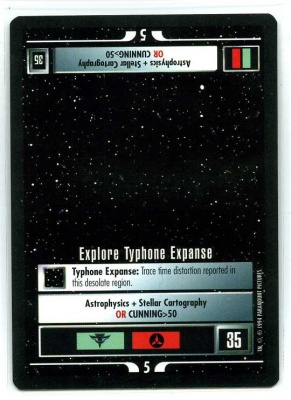 Star Trek CCG Premiere - NM-MT to MT - Explore Typhon Expanse - Mission - Rare - BB