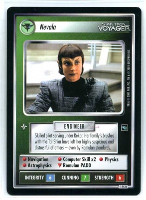 Star Trek CCG Voyager - Decipher 2001 - NM-MT - Nevala - Personnel - Rare - BB