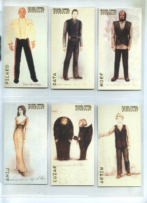 Star Trek Insurrection - Wardrobe 9 Card Set - The Next Generation