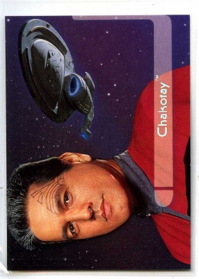 Star Trek Voyager Season 1 Series 2 Embossed Card - E2 - Chakotay