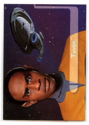 Star Trek Voyager Season 1 Series 2 Embossed Card - E3 - Tuvok