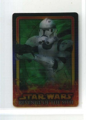 Star Wars Revenge of the Sith Flix-Pix Card - #12 - Topps 2005 - Lenticular