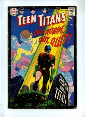 Teen Titans 14 - DC 1968 - VG-