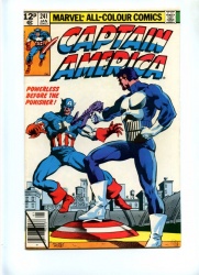 Captain America #241 - Marvel 1980 - Pence - 1st Battle Vs Punisher