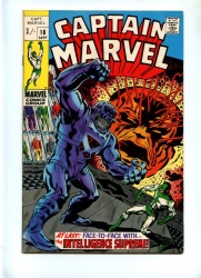 Captain Marvel #16 - Marvel 1969 - Pence - New Captain Marvel Suit