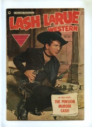 Lash Larue Western #51 - L Miller 1950's - GD+ - Pence