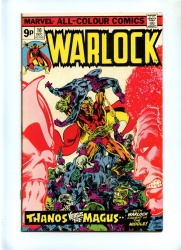 Warlock #10 - Marvel 1975 - Pence - Origin Thanos & Gamora
