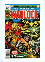 Warlock #14 - Marvel 1976 - Pence - Origin Star Thief