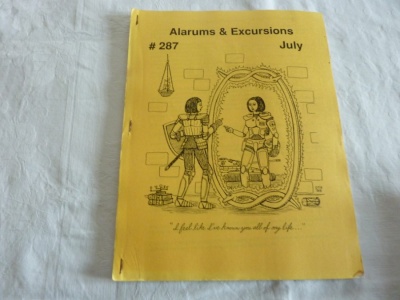 Alarums & Excursions #287 - APA - Jul-1999 - Roleplaying Magazine
