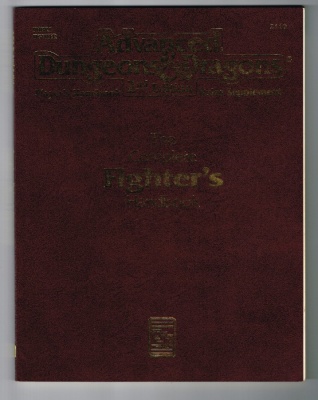Complete Fighter's Handbook #2110 - AD&D 2nd Ed - 1993 - PHBR1 - TSR