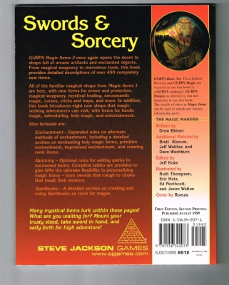 GURPS Magic Items 2 - 1999 - Sorcerous Shops Magic - Steve Jackson Games