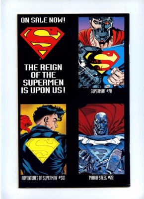 Action Comics 687 - DC 1993 - VFN - Superman - Die-Cut Cover + Poster