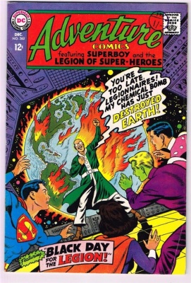 Adventure Comics 363 - DC 1967 - FN -Legion of Super-Heroes
