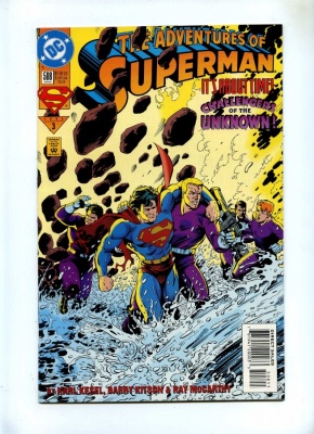 Adventures of Superman 508 - DC 1994 - VFN - Challengers of the Unknown App