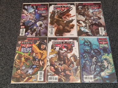 Agents of Atlas #1 #2 #3 #4 #5 #6 - Marvel 2009 - 6 Comic Run - Dark Reign