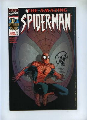 Amazing Spider-Man 1 - Marvel 1999 - VFN/NM - Dynamic Forces Alternate Cover Ltd Series Signed John Romita Jr