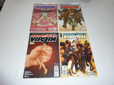 American Virgin #1 #2 #3 #4 - Vertigo 2006 - 4 Comic Run - Mature Content