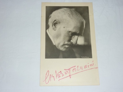 Arturo Toscanini - Signed Autograph Photo - 1950s