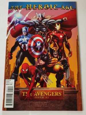 Avengers #1 - Marvel 2010 - Heroic Age Variant Cvr Greg Land