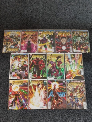 Avengers #1 to #34 + Anl #1 Marvel 2010 37 Comic Set Bucky Joins as Capt America