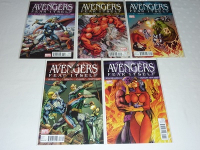 Avengers #13 #14 #15 #16 #17 - Marvel 2011 - 5 Comic Run - Fear Itself