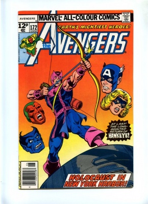 Avengers #172 - Marvel 1978 - Pence - Hawkeye Re-joins Avengers