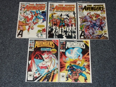 Avengers #248 #249 #250 #260 #261 - Marvel 1984 - 5 Comics