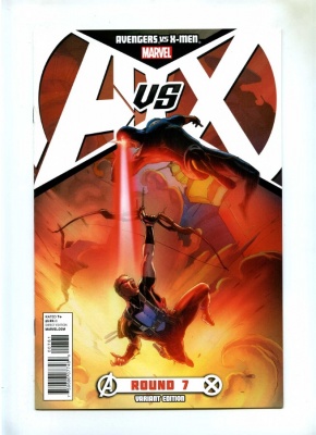 Avengers vs X-Men #7E - Marvel 2012 - Cyclops vs Hawkeye Variant Cover