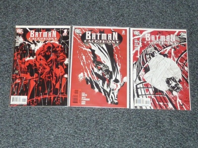 Batman Cacophony #1 to #3 - DC 2008 - Complete Set