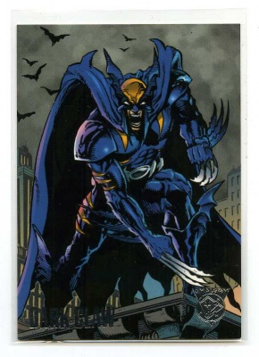 Batman Dark Claw- Promo Card - Fleer Skybox 1996 - DC Vs Marvel