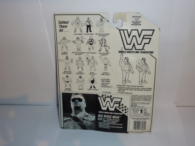 Big Boss Man WWF - Hasbro 1990 - Series 1 - MOC - Wrestling Figure