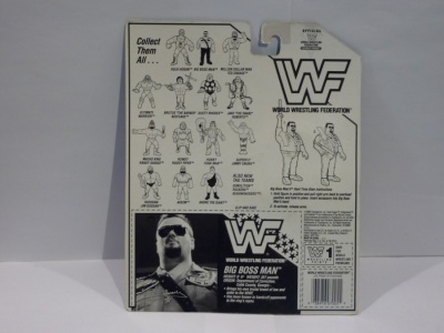 Big Boss Man WWF - Hasbro 1990 - Series 1 - MOC - Wrestling Figure
