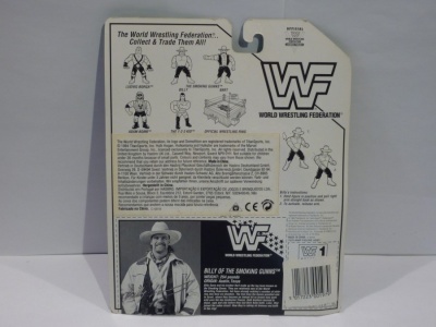 Billy of the Smoking Gunns WWF - Hasbro 1994 Series 11 - MOC - Wrestling Figure