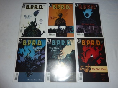 BPRD The Black Flame #1 to #6 - Dark Horse 2005 - Complete Set - Mike Mignola