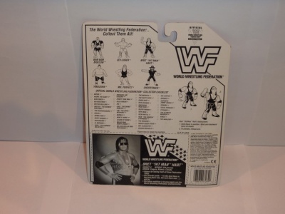 Bret Hit Man Hart WWF - Hasbro 1993 - Series 8 - MOC - Wrestling Figure