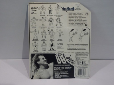 Brutus The Barber Beefcake WWF - Hasbro 1990 - Series 1 - MOC - Wrestling Figure